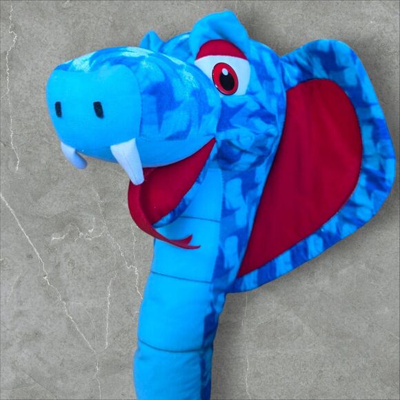 Classic Toy Company Blue 36" Cobra Snake Washed And Dried Ready For Play - Picture 10 of 10